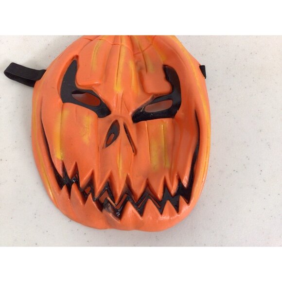 Vintage Halloween Pumpkin Mask Latex Rubber - Picture 7 of 7